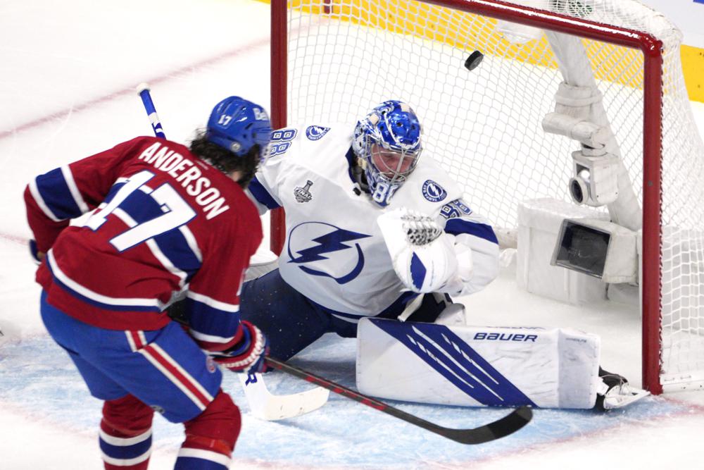 Anderson's OT goal keeps Canadiens alive vs. Tampa, 3-2 ...